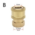 thumbnail image 1 of Pressure Washer Coupling Quick Release Adapter 1/4" Male Male Fitting, 1 of 5