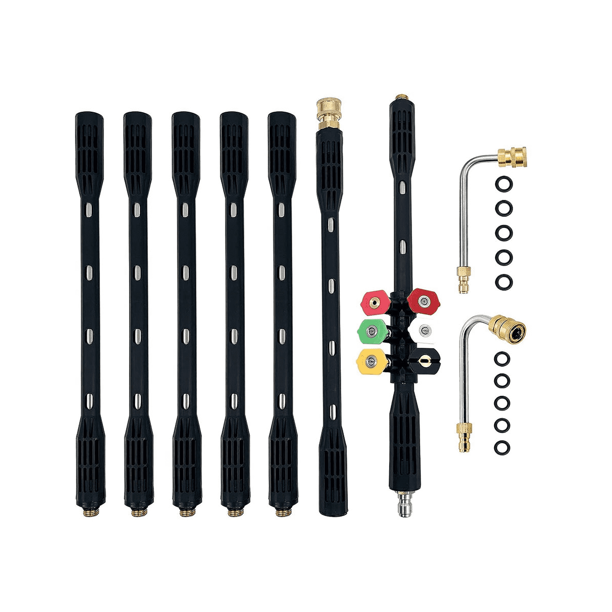 Pressure Washer Extension WandGutter Cleaning Tools, 1/4In Connect