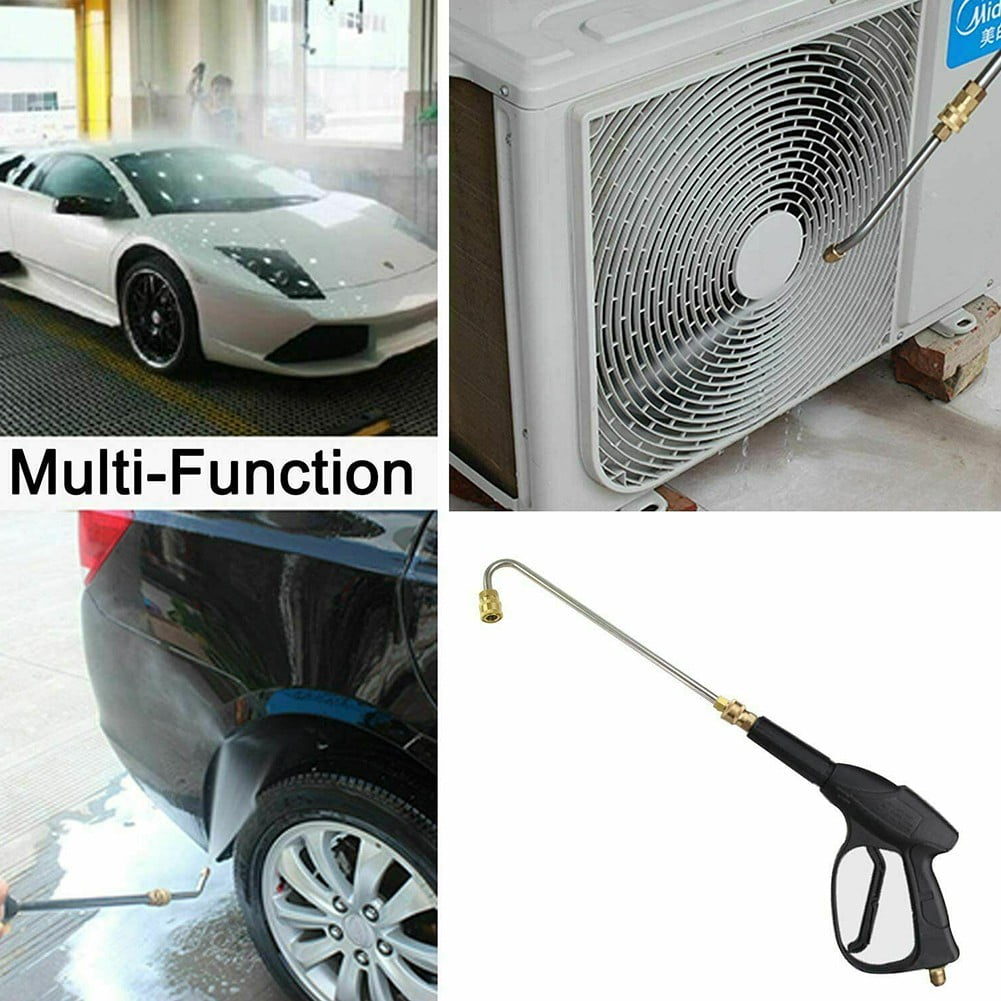 Pressure Washer Extension Wand Quick Connect Washer Lance Gutter Cleaning Tools 90 Degree