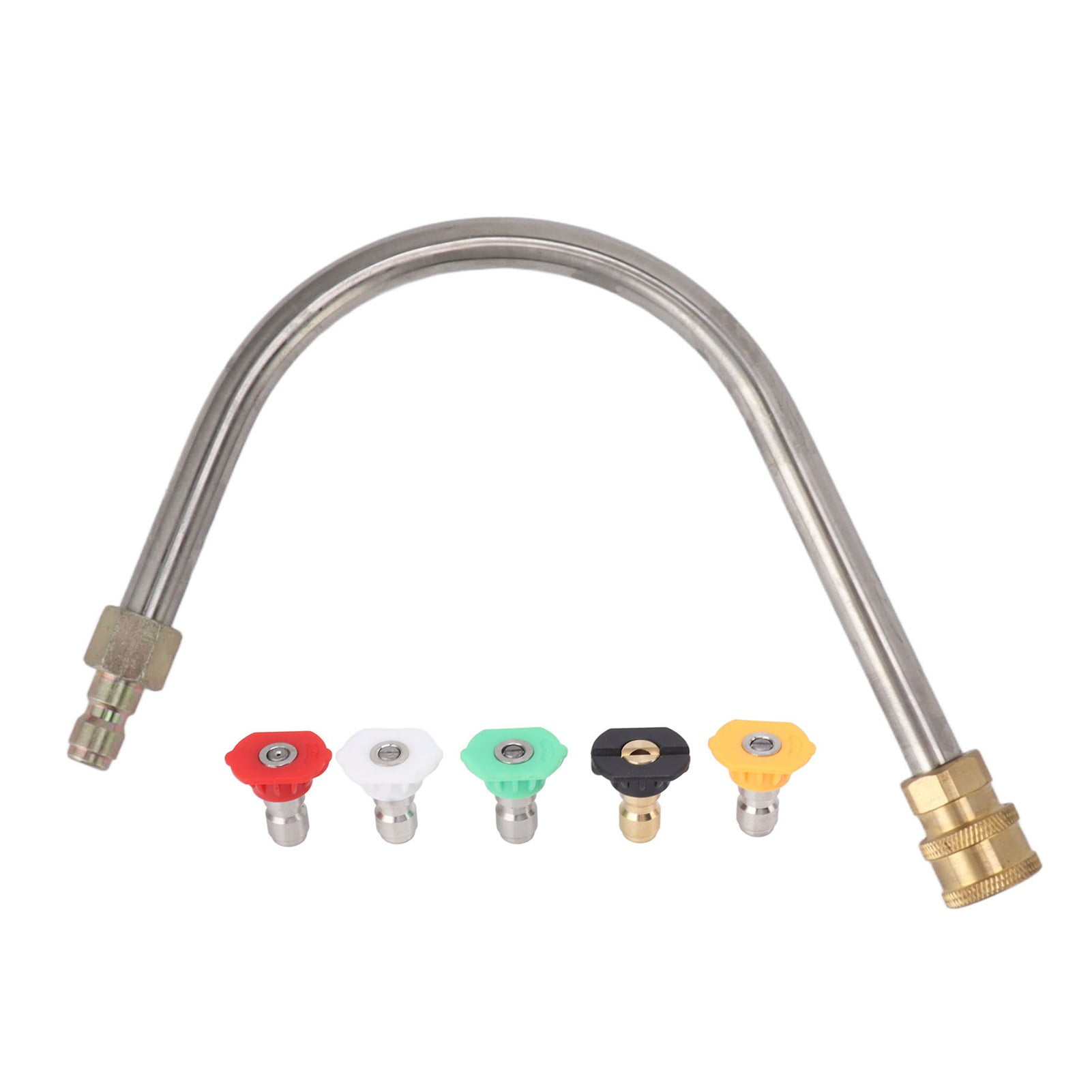 Pressure Washer Extension Wand Stainless Steel Brass 4000psi 1/4 Inch