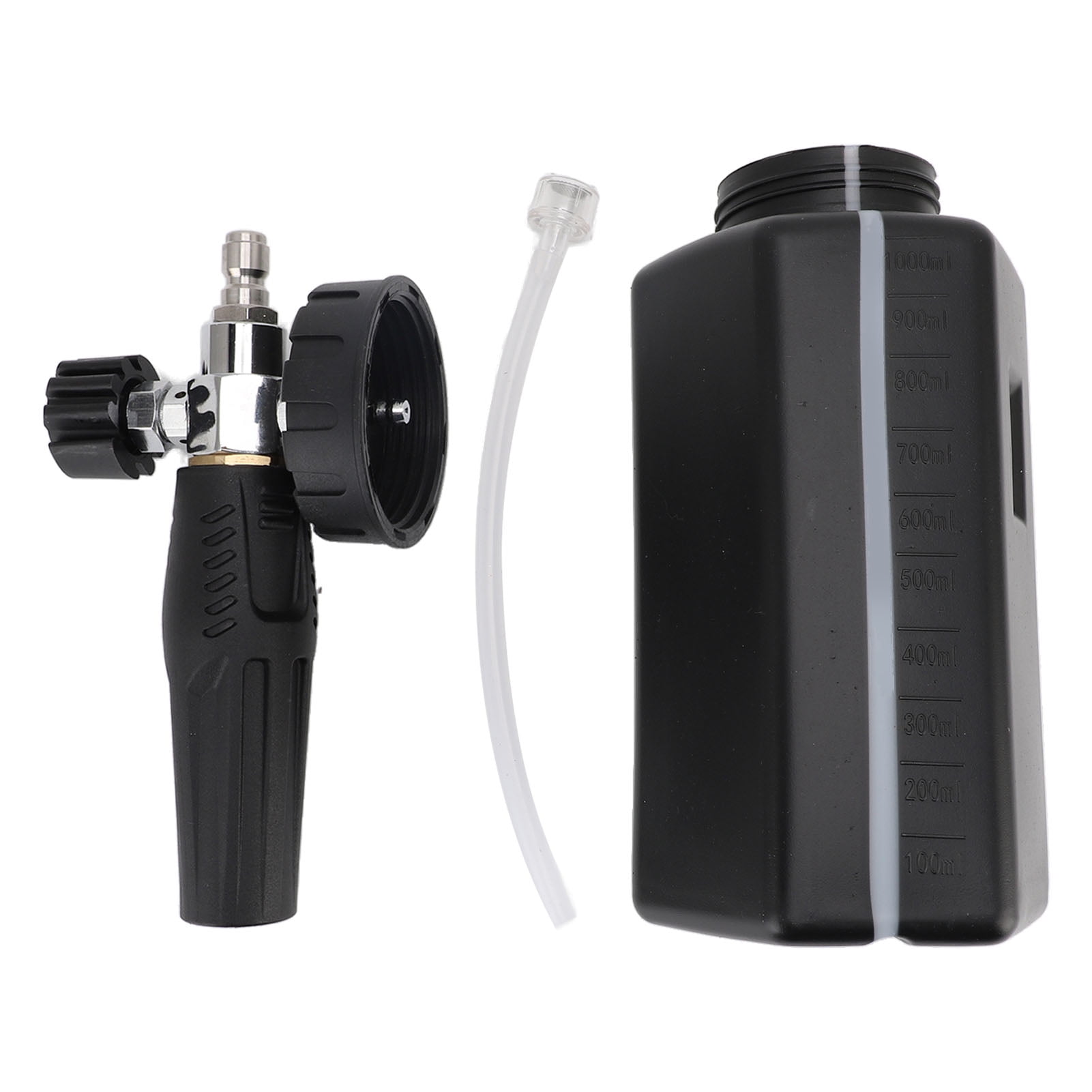 Pressure Washer Foam Cannon, Rapid Spraying 1000ML Stainless Steel ABS Pressure Washer Foam Sprayer  For Car Wash
