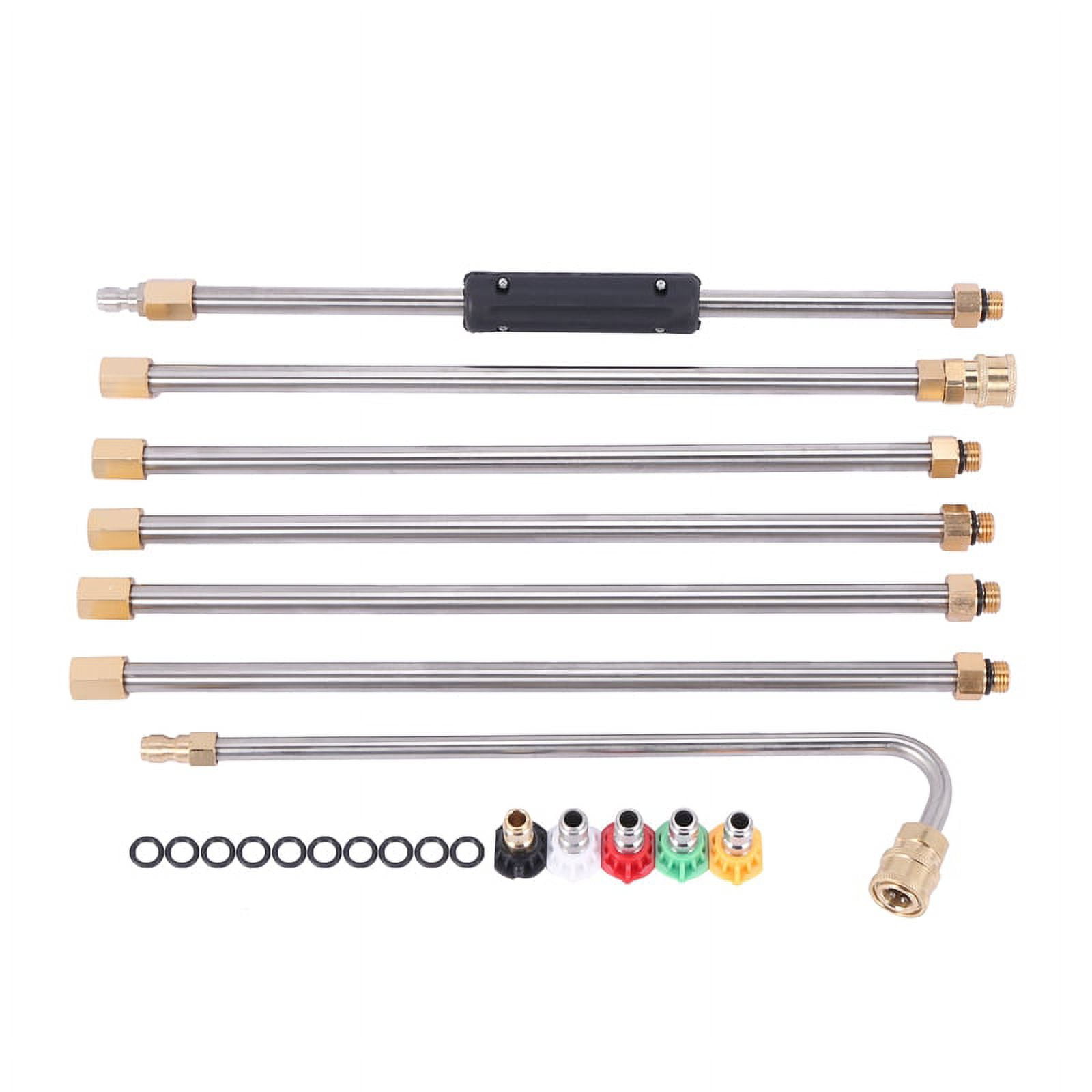 Pressure Washer Gutter Cleaning Attachment, Quick Connect Tips