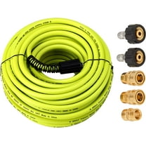 Pressure Washer Hose 100 FT x 1/4" - Replacement Power Wash Hose with Quick Connect Kits - High Pressure Hose with M22 14mm Fittings - 3600PSI