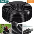 thumbnail image 1 of Pressure Washer Hose 50FT M22 Brass Fitting Power Washer Hose Replacement for Ryobi, Troy Bilt, Greenworks, Generac, CRAFTSMAN & More High PressureWashers, 1 of 8