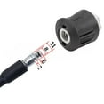 thumbnail image 1 of Pressure Washer Hose Connector Adapter M22 for Karcher Nilfisk High Pressure Washer Hose (Black Metal), 1 of 9