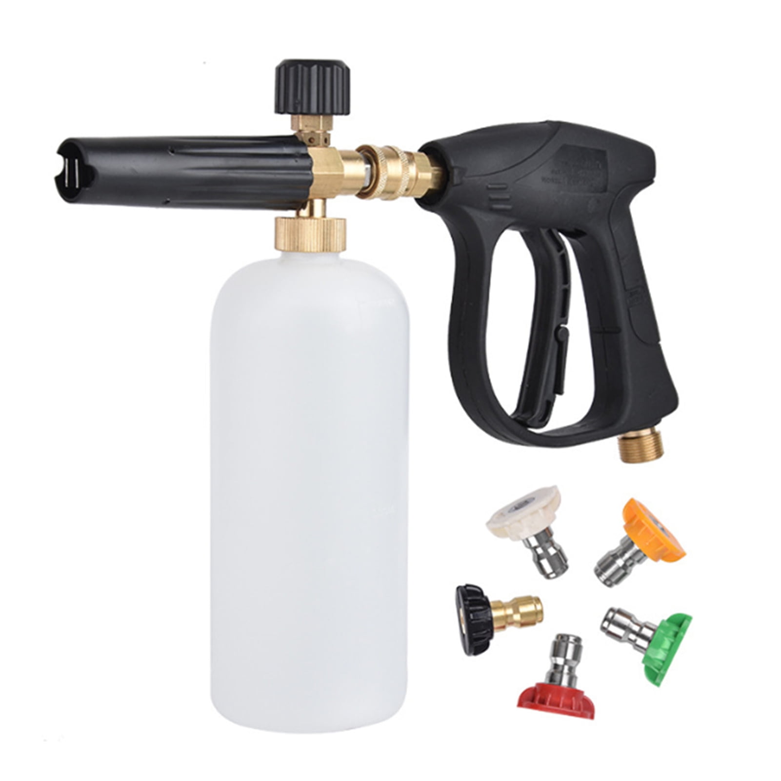 Pressure Washer Kit High Pressure Cleaning Gun Portable Handheld Car Washer  Foam Gun Car Wash Spray Jet Bottle Household Washing Sprayer with 5 Spray