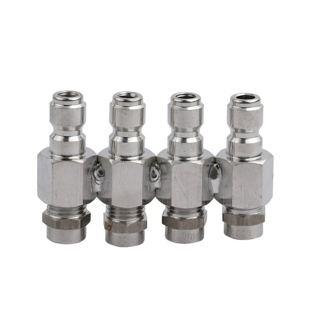 Pressure Washer Nozzle Kit 4 Way Tip Holder 1/4 Inch Quick Connect Soft Wash