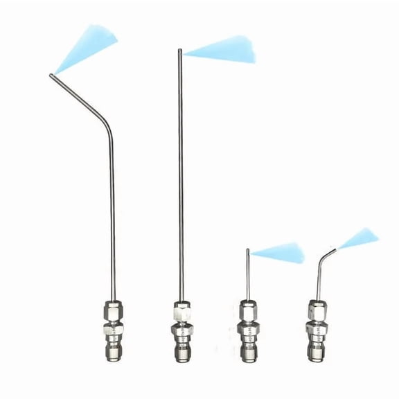 Pressure Washer Nozzle Kit 4PCS, High Pressure Spray Tips Set, Stainless Steel Washer Nozzles for Car Cleaning, Deep Cleaning Nozzle Set for Tight Spaces Auto Detail Tools