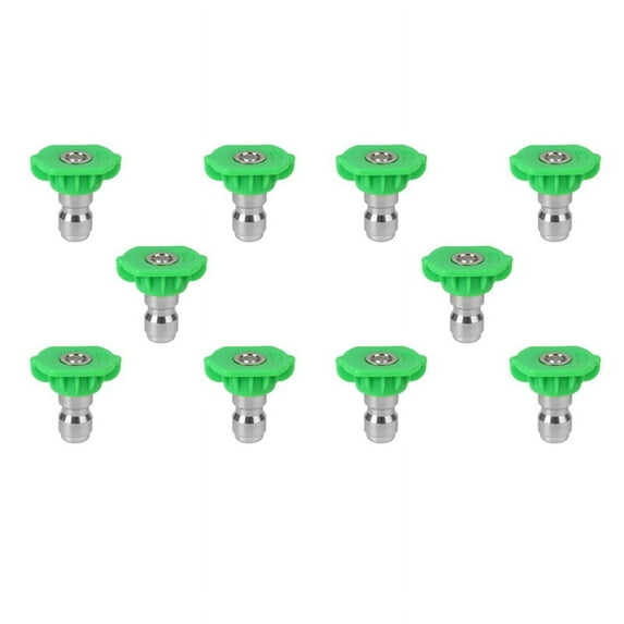 Pressure Washer Nozzle Tip Set, Replacement Sprayer Tips for Washers Accessories,10Pack (Green)