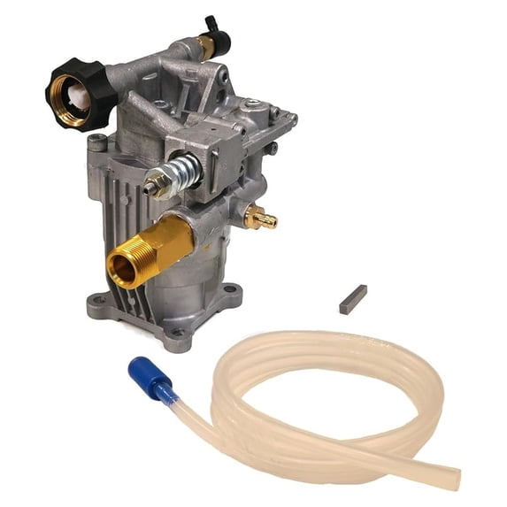 Pressure Washer Pump 3000 PSI 3/4 Inch Shaft Mi-T-M Replacement -1504 CM-1503 CM-2003, Troy-Bilt Karcher Compatible, Horizontal Gas Powered Washer