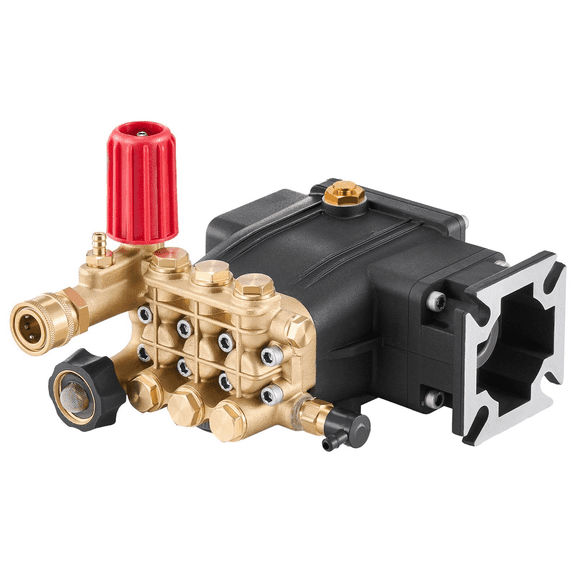 Pressure Washer Pump 3300 PSI 2.5 GPM 3/4 Inch Shaft Triplex Plunger Replacement Kit with 5 Nozzles for Simpson MorFlex 40224 40225 40226 Santoprene