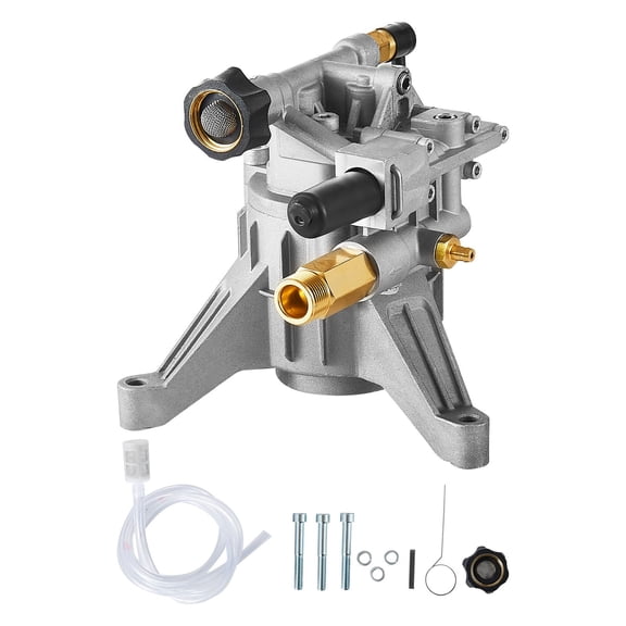 Pressure Washer Pump 2400 PSI 2.5 GPM Replacement Vertical 7/8 Inch Shaft Power Washer Pump Kit Compatible with RYOBI Honda Briggs Stratton PowerStroke Craftsman High Pressure Washer Repair Part