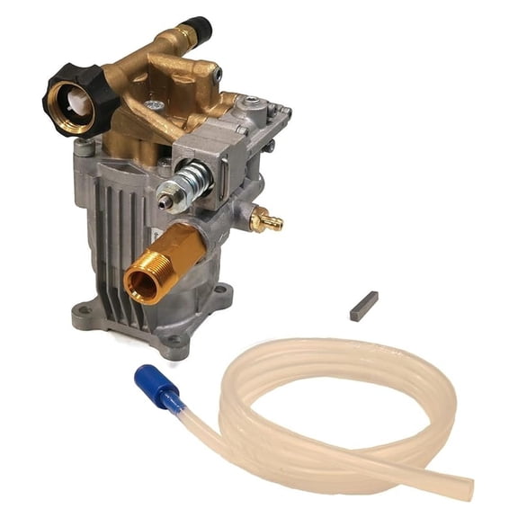 Pressure Washer Pump Replacement 3000 PSI 2.5 GPM - Compatible with Power 020309-0 -1-3 - Horizontal Shaft Pump with Keyway