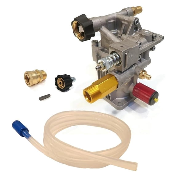 Pressure Washer Pump Replacement for Himore PW25/2.3L, PW24/2.3L - 2600 PSI 2.4 GPM with Adapters
