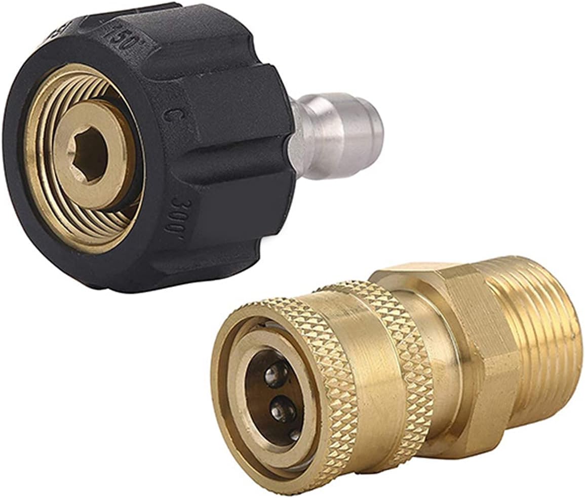 Pressure Washer Quick Connect 3/8" Connector M22 Male Female Fitting Pressure Washer Coupler