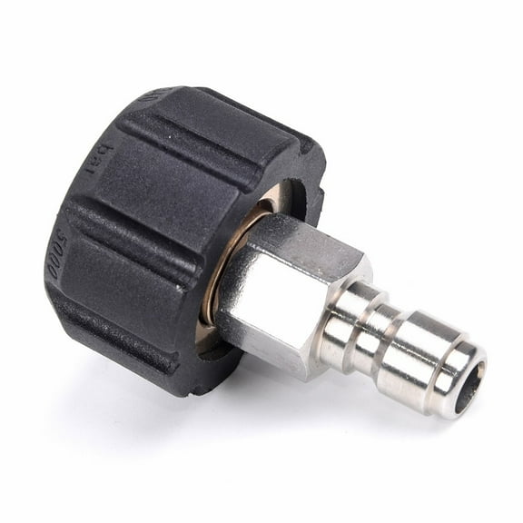 Pressure Washer Quick Connect M22/14 To 1/4 Male Pipe Heavy Duty Accessory