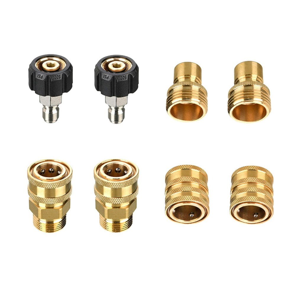 Pressure Washer Quick Disconnect Kit M22 Swivel to 3/8'' Quick Connect Adapter