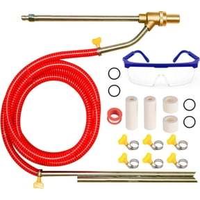 Pressure Washer Sandblasting Kit, Power Washer Sandblasting Kit, 5000 PSI Wet Abrasive Sandblaster Attachment with Goggles, Sand Blaster for Pressure Washer with 1/4" Quick Disconnect Sandblasting Ki