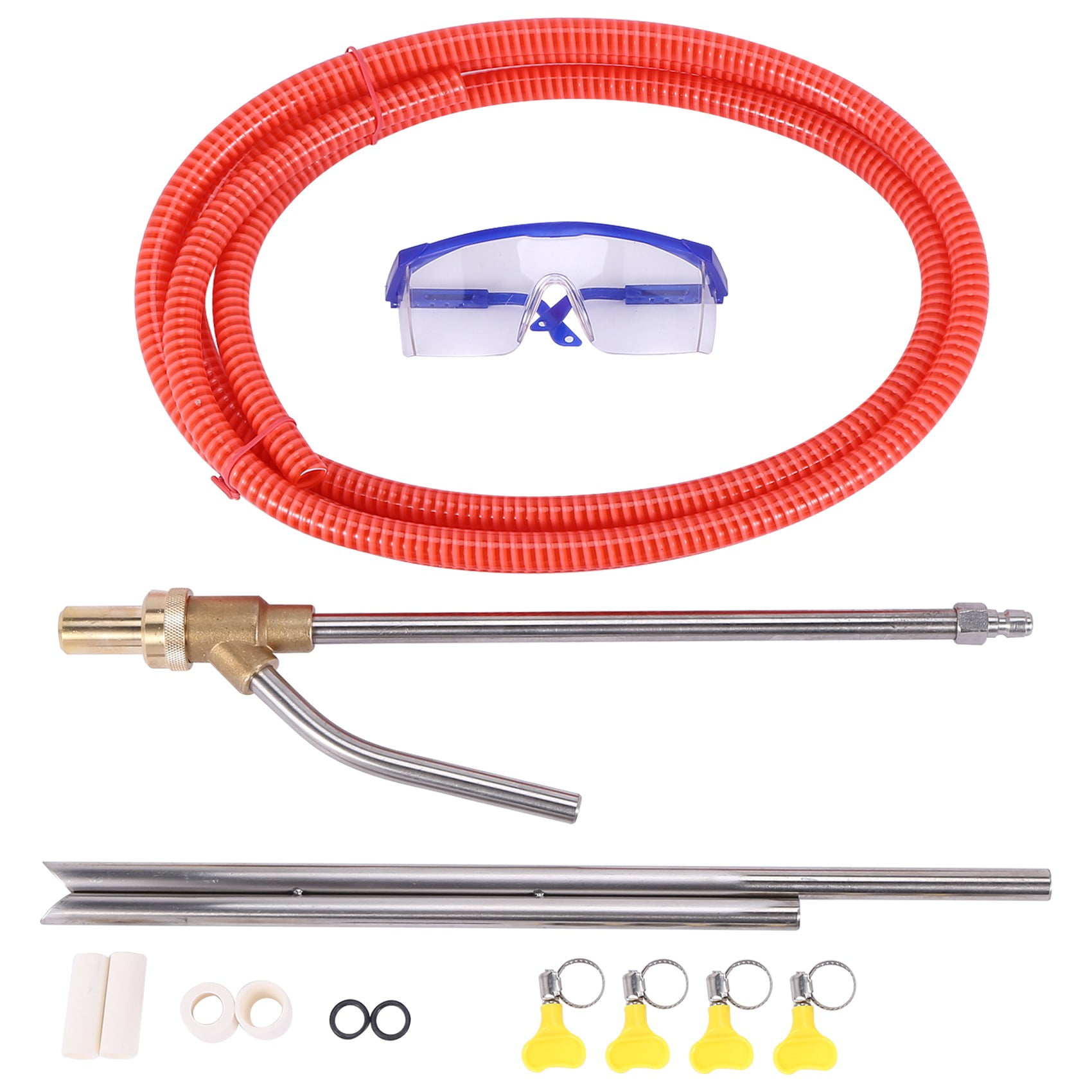 Pressure Washer Sandblasting Kit, Wet Sandblaster Attachment, 5000 PSI