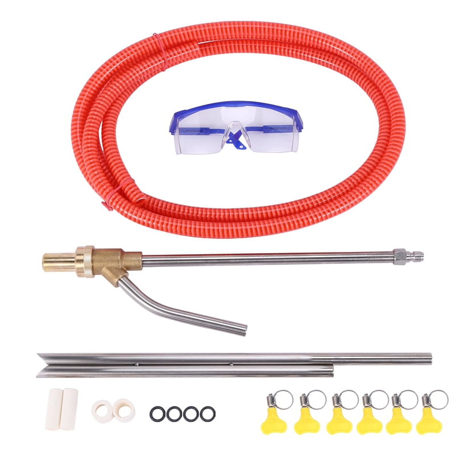 Pressure Washer Sandblasting Kit Wet Sandblaster Attachment 5000 PSI 1/4 Inch Quick Disconnect 1Set