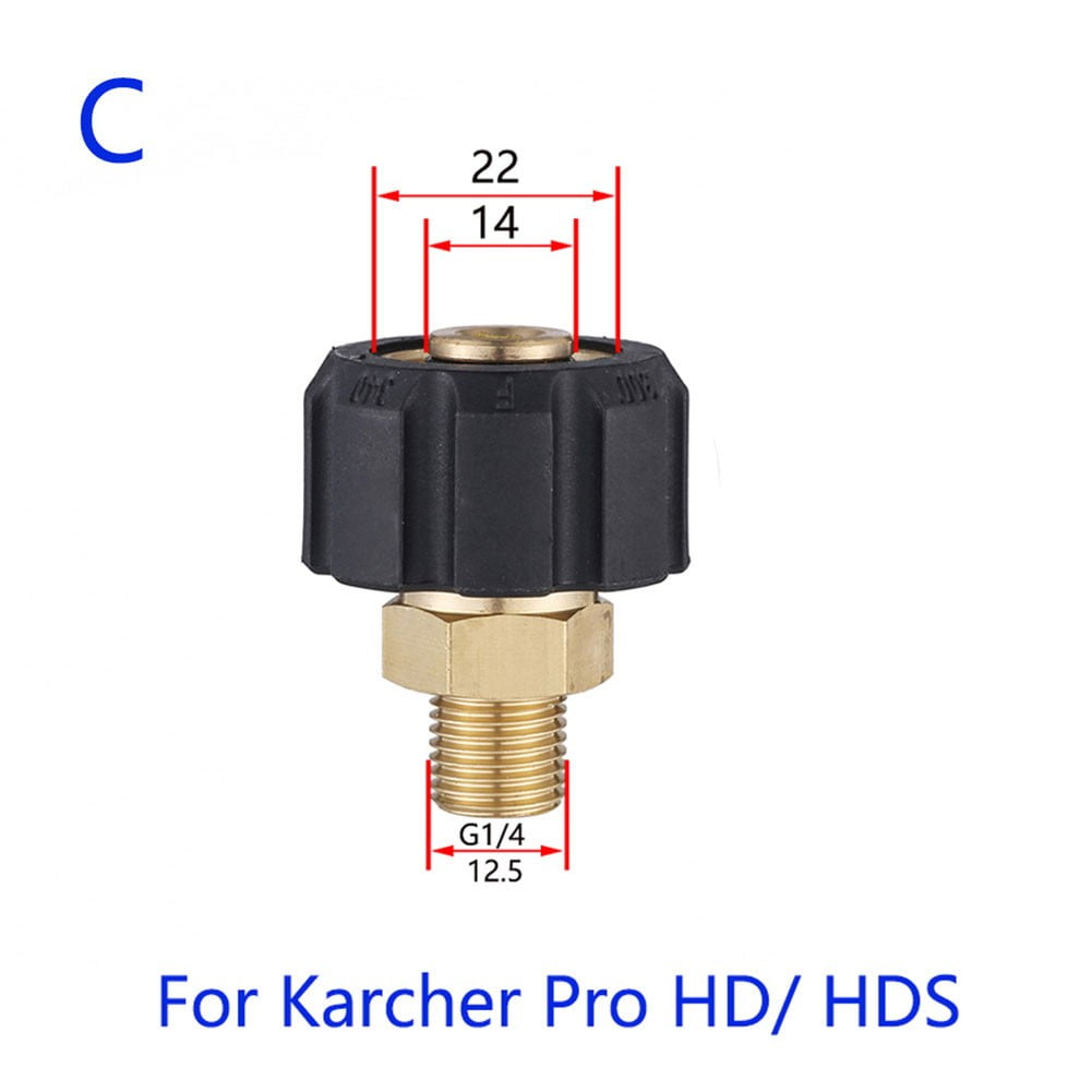 Pressure Washer Snow foam Adapter Connector Lance For Karcher for Bosch