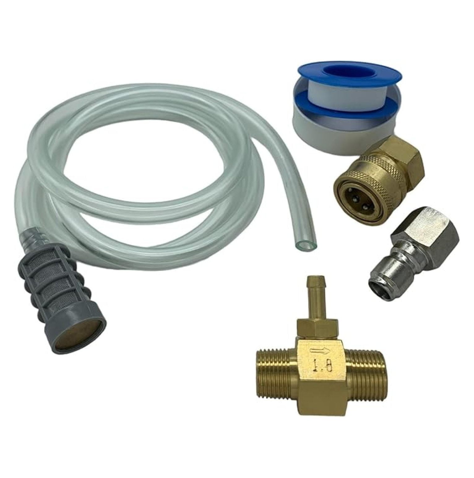 Pressure Washer Soap Injector Kit - 2-3 GPM, 1.8 Orifice, Downstream ...