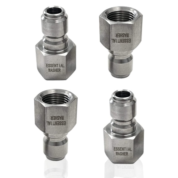 Pressure Washer Stainless Steel 3/8 Plug Female NPT Fittings