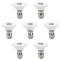 Pressure Washer Tips, 7 Pack Power Washer Nozzle Tips, 40 Degree White, 1/4 Inch Quick Connect, 4000 PSI