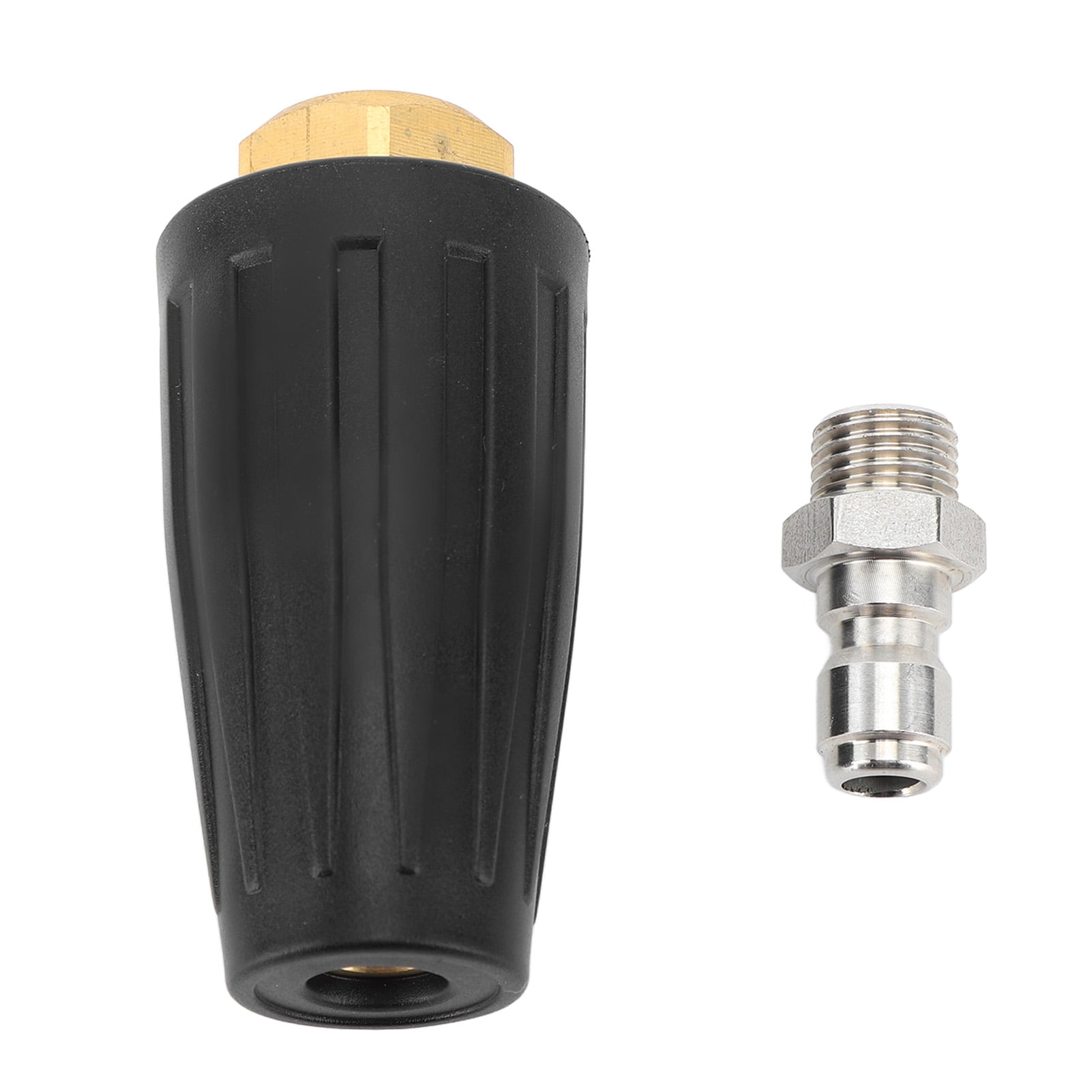 Pressure Washer Turbo Nozzle 1/4in Quick Connect Ceramic Core Copper 3000PSI Rotating Turbo