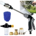 thumbnail image 1 of Pressure Washer-Turn Any Hose into a High Pressure Water Cleaning Jet, 2026 New Heavy Duty Garden Hose Nozzle, Multi Function Lawn & Garden Watering Washer with Car Wash Glove (1Set), 1 of 7