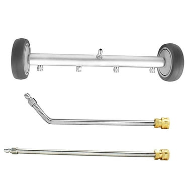 Pressure Washer Undercarriage Cleaner High Pressure Washing Undercarriage Pressure Washer Attachment grey