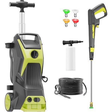 Pressure Washer Electric Power Washer 4800PSI-Max 3.2GPM Power Washer Wash Machine Electric Powered with Foam Cannon for Car, Floor, Garage.