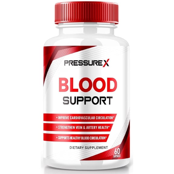 Pressure X Pro Capsules, Advanced Formula Blood Support Supplement, All Natural Pills to Maintain Healthy Levels, Maximum Strength for Overall Wellness, Pressure XPro (60 Capsules)