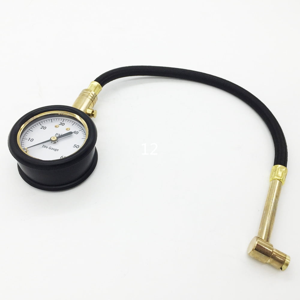 Pressure gauge, tire pressure gauge, luminous pressure band, quick