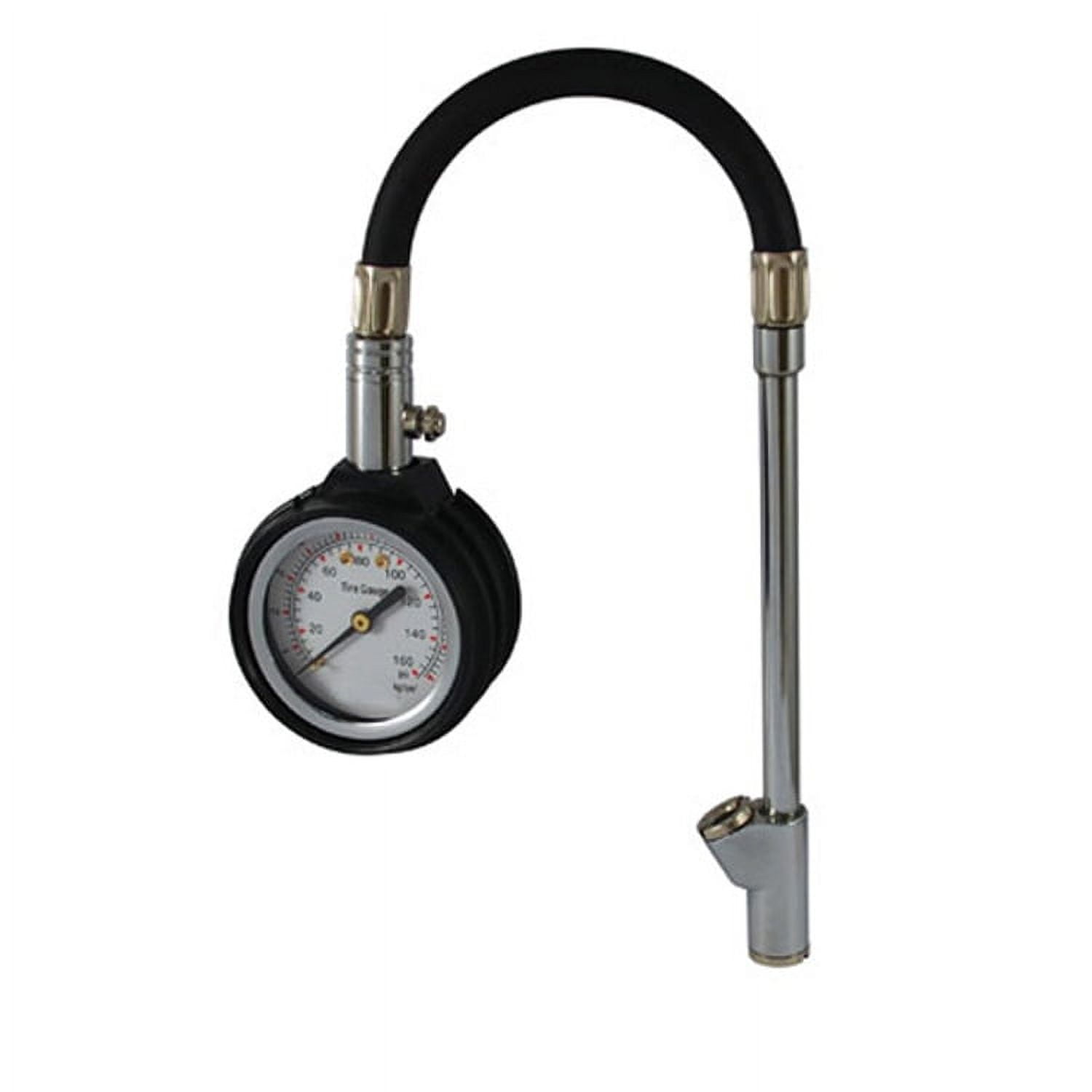 Pressure gauge, tire pressure gauge, luminous pressure band, quick