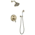 thumbnail image 1 of Pressured Balanced Complete Shower System with Rough-in Valve, Solid Brass Shower Faucet Set, 1 of 5