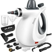 Pressurized Handheld Multi-Surface Natural Steam Cleaner with 12 pcs Accessories, Multi-Purpose Steamer for Home Use, Steamer for Cleaning Floor, Upholstery, Grout and Car