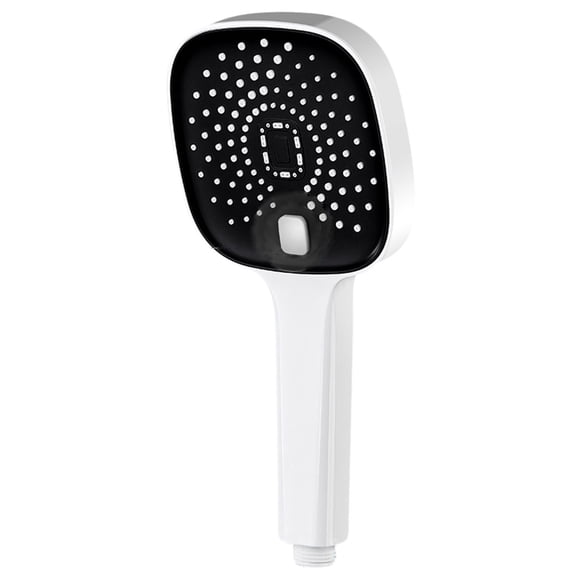 Pressurized Handheld Showerhead with Four-Gear Adjustment, Self-Cleaning Nozzles, Leak-Proof Design, and Oversized Panel for Ultimate Shower Experience