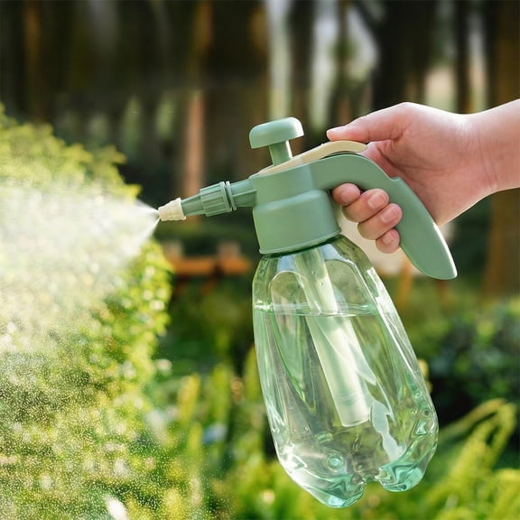 Pressurized Water Sprayer, Handheld Pressure Sprayer for Gardening with Adjustable Nozzle, 1.5 Liter Capacity, Pneumatic Pump Atomizer for Plant Watering, Houseplant Misting, and Outdoor Cleaning