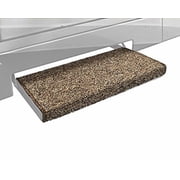 Prest-O-Fit 2-0051 Jumbo Wraparound + Plus RV Step Rug Brown 23 In. Wide
