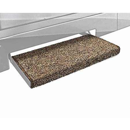 Prest-O-Fit 2-0051 Jumbo Wraparound + Plus RV Step Rug Brown 23 In. Wide