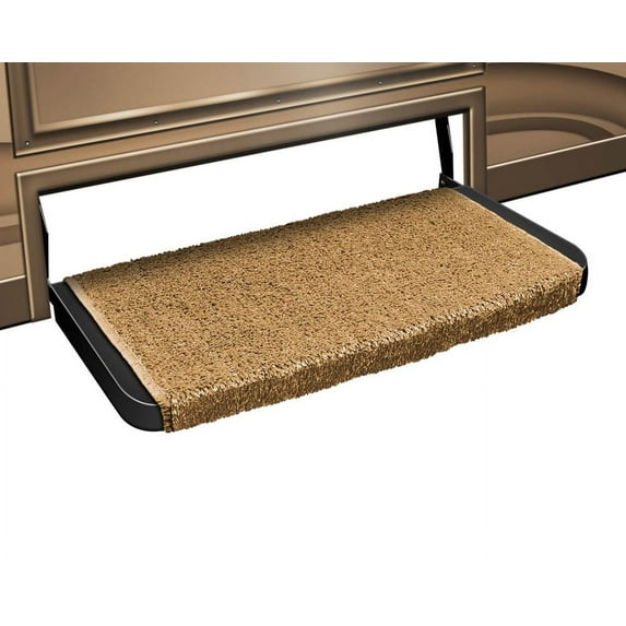 Prest-O-Fit 2-0079 Wraparound + Plus RV Step Rug Harvest Gold 20 In. Wide