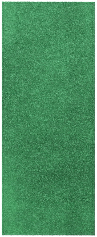 Green UV-Protected Outdoor Turf Patio Rug 6' x 15'