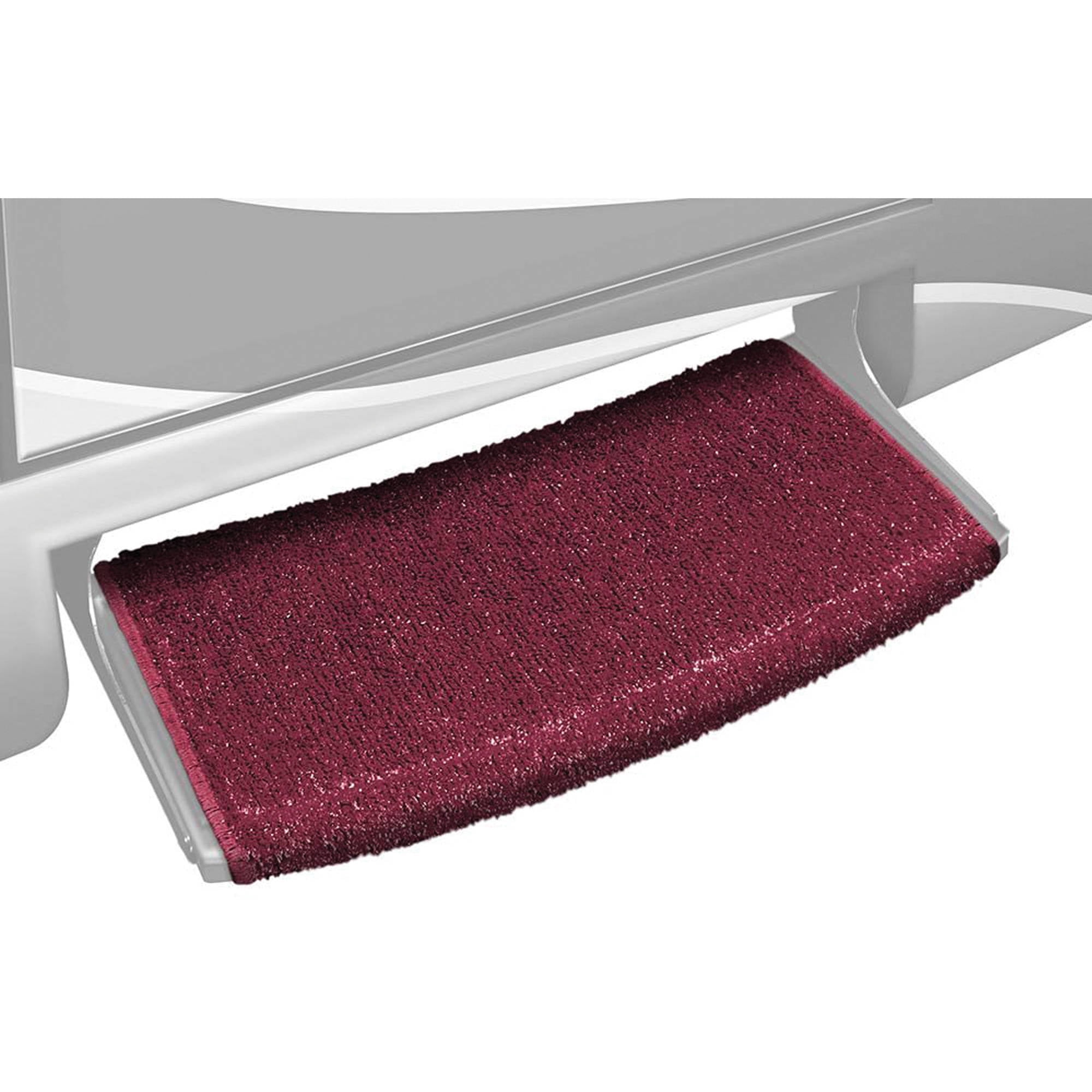 Prest-O-Fit 2-0207 Wraparound Radius RV Step Rug Burgundy Wine 22 In ...