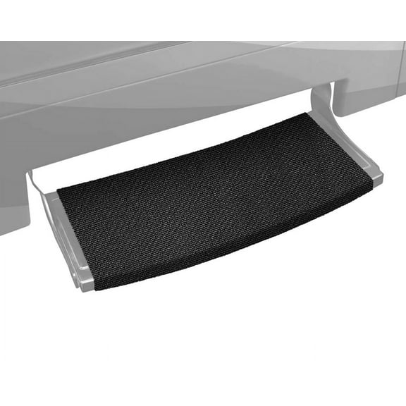 Prest-O-Fit 2-0384 Outrigger Radius XT RV Step Rug Black Onyx 22 In. Wide
