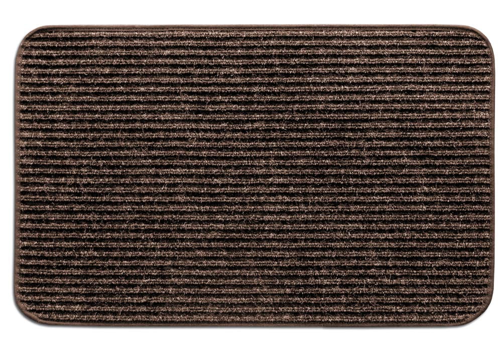 Sierra Brown 30" x 19" Outdoor Rubber Backed Door Mat