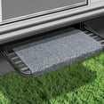thumbnail image 1 of Prest-O-Fit 2-1043 Wraparound RV Step Rug Stone Gray 18 In. Wide, 1 of 3