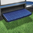 thumbnail image 1 of Prest-O-Fit 2-1071 Wraparound + Plus RV Step Rug Imperial Blue 20 In. Wide, 1 of 3