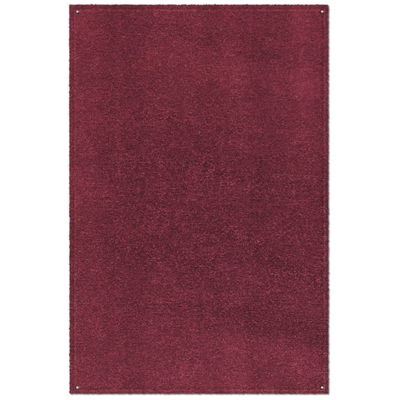 Prest-O-Fit 2-1154 Burgundy Wine 6' X 15' Patio Rug