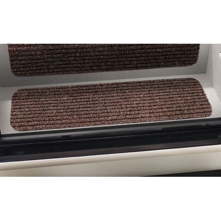Prest-O-Fit 5-1091 Decorian Step Huggers For RV Landings Sierra Brown 8 In. x 23.5 In.